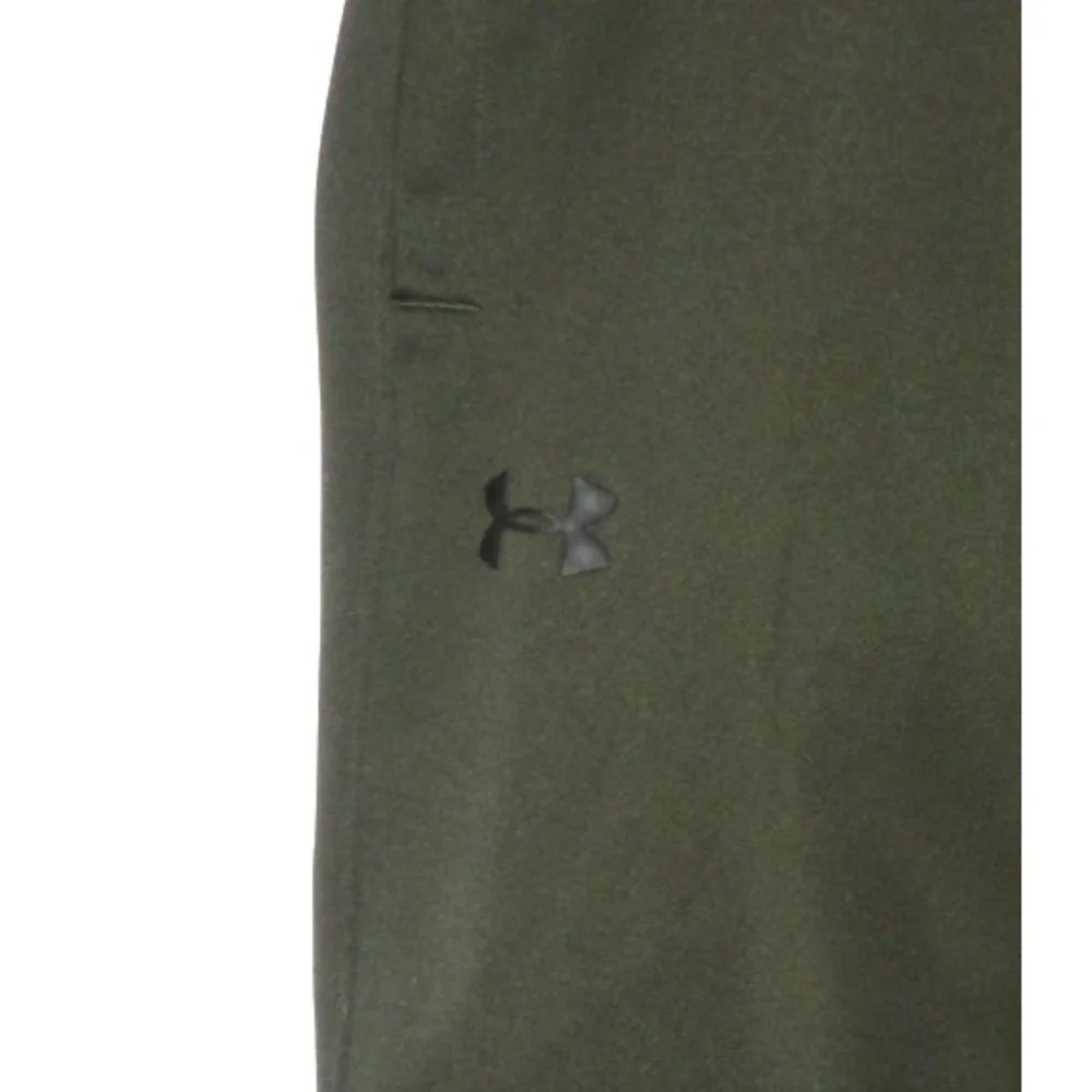 Under Armour Cold Gear Dark Green Fleece Lined Performance Sweatpants Men's XXL